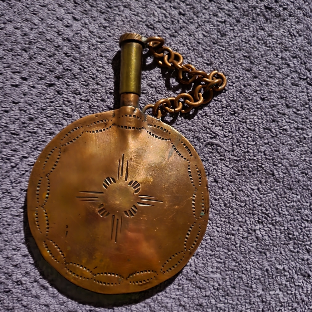 Navajo Copper Tobacco Canteen - Picture 2 of 10